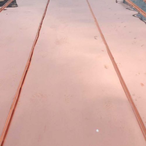Plancha de cobre para tejado