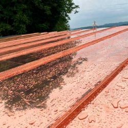 Planchas de cobre para tejado