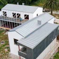 Cubiertas de chalet de zinc natural