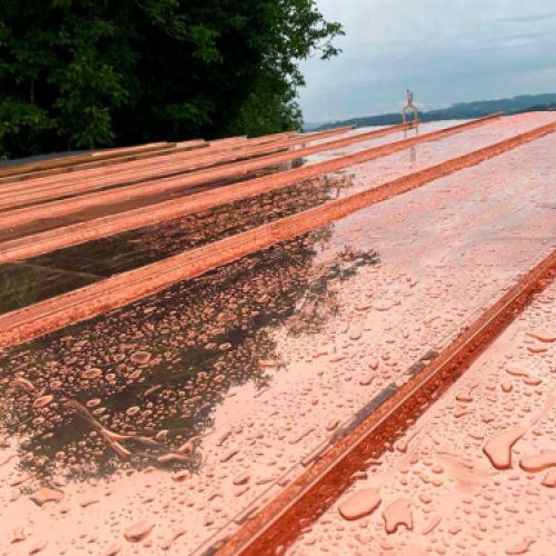 Planchas de cobre para tejado